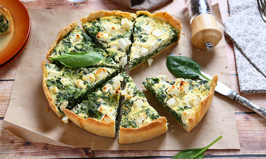 Spinat Feta Quiche