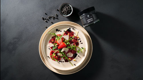 Rindercarpaccio mit Balsamico-Vinaigrette